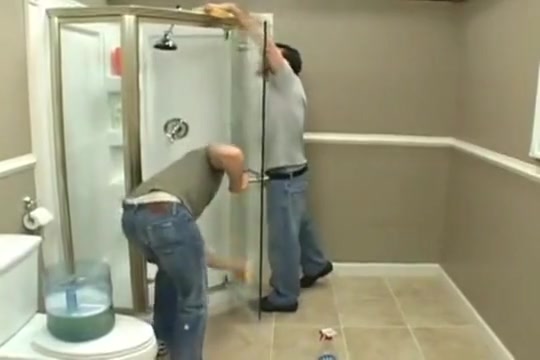 Cleaning the Shower Together