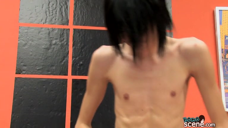 Brandon Wastes No Time Enjoying His Emo Cock - Brandon White