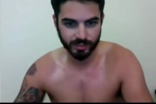 Hairy Stud Shower, assplay, and cum show