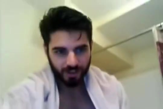 Hairy Stud Shower, assplay, and cum show
