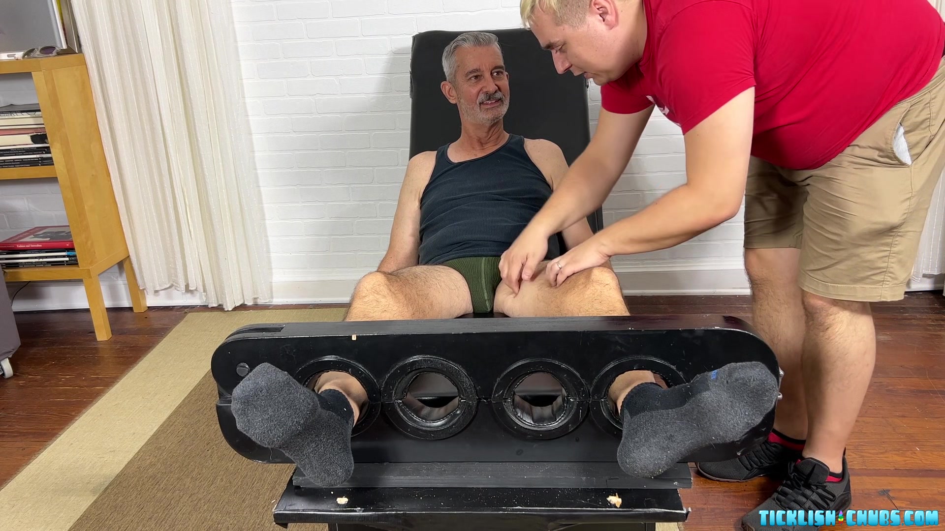 Mature Step daddy Brian Tickled! - Brian Fisher & Matt