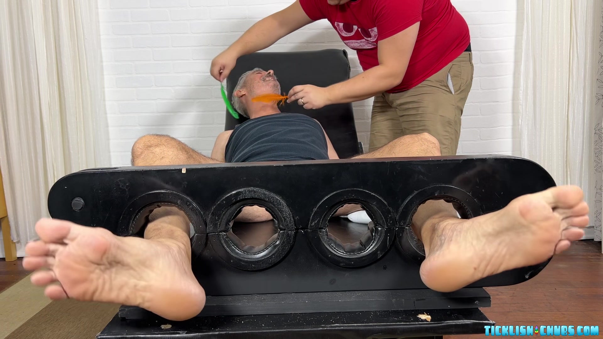 Mature Step daddy Brian Tickled! - Brian Fisher & Matt