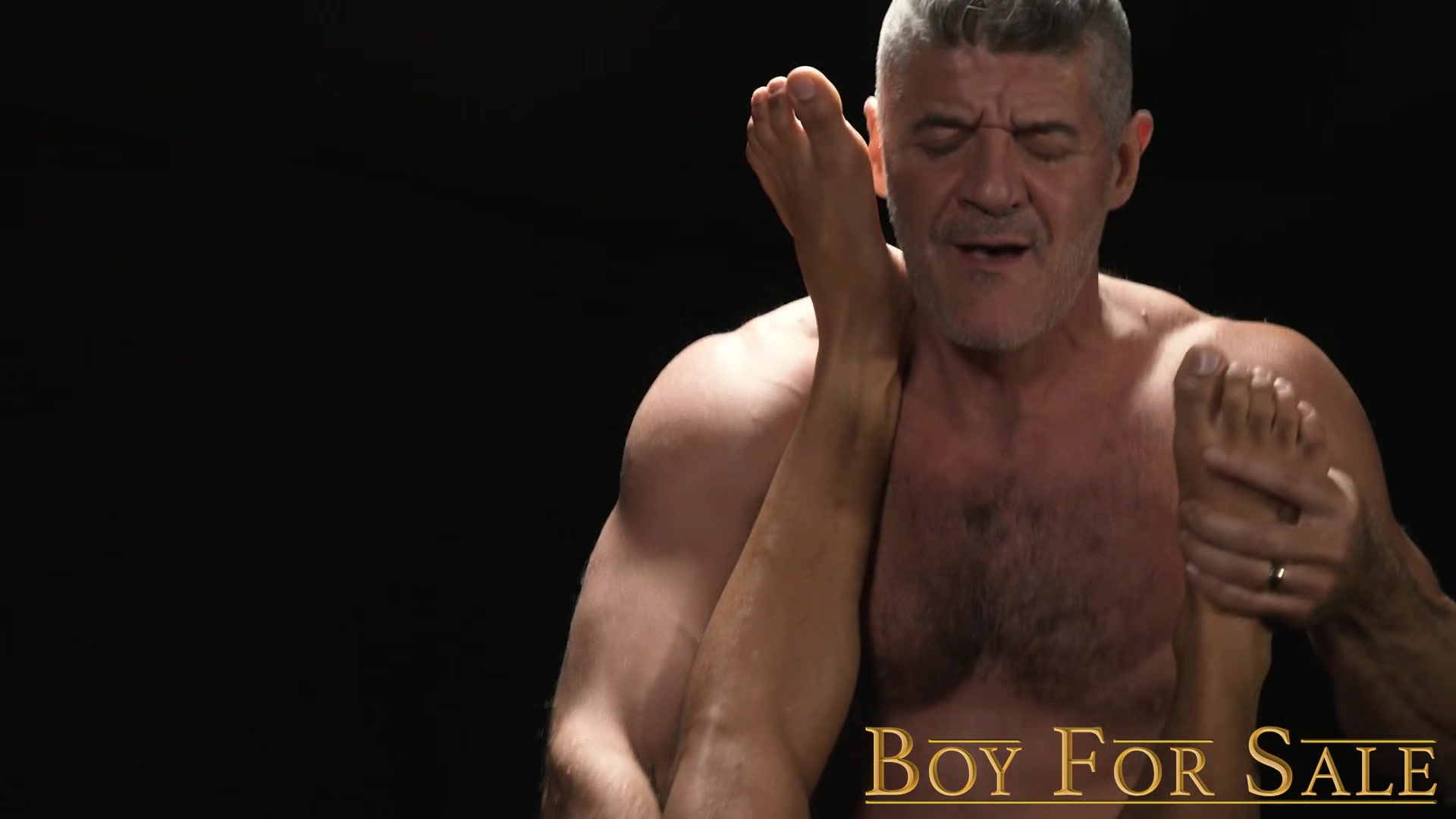 BoyForSale Tan twink boy gets hole used by dom muscular top