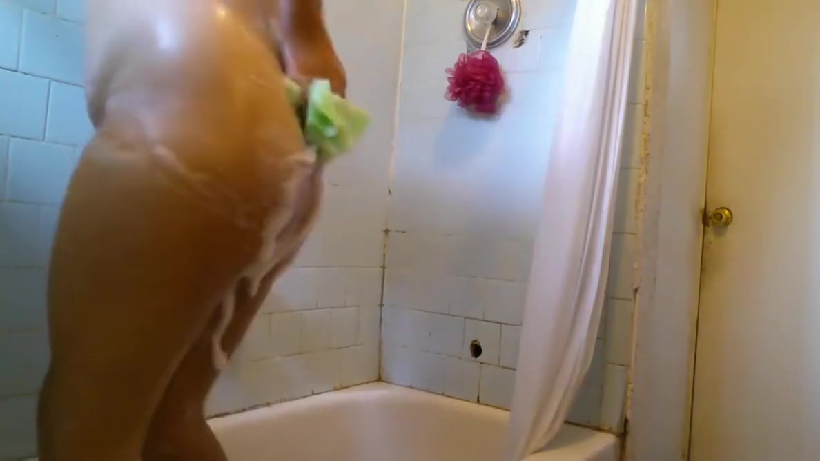 Taking a nice shower