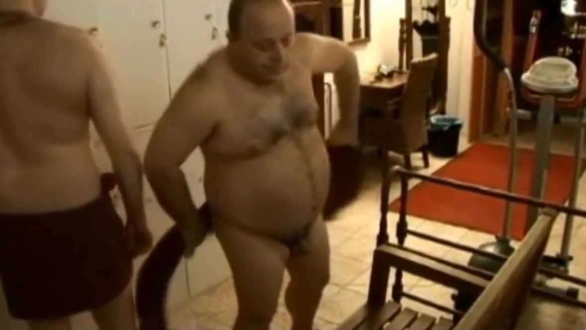 Chubby Gay Bears Fuck in Shower