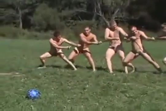 Fit Lads Shower After Training
