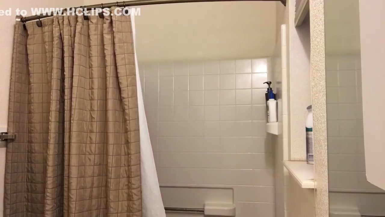 Taking a shower and playing with my cock