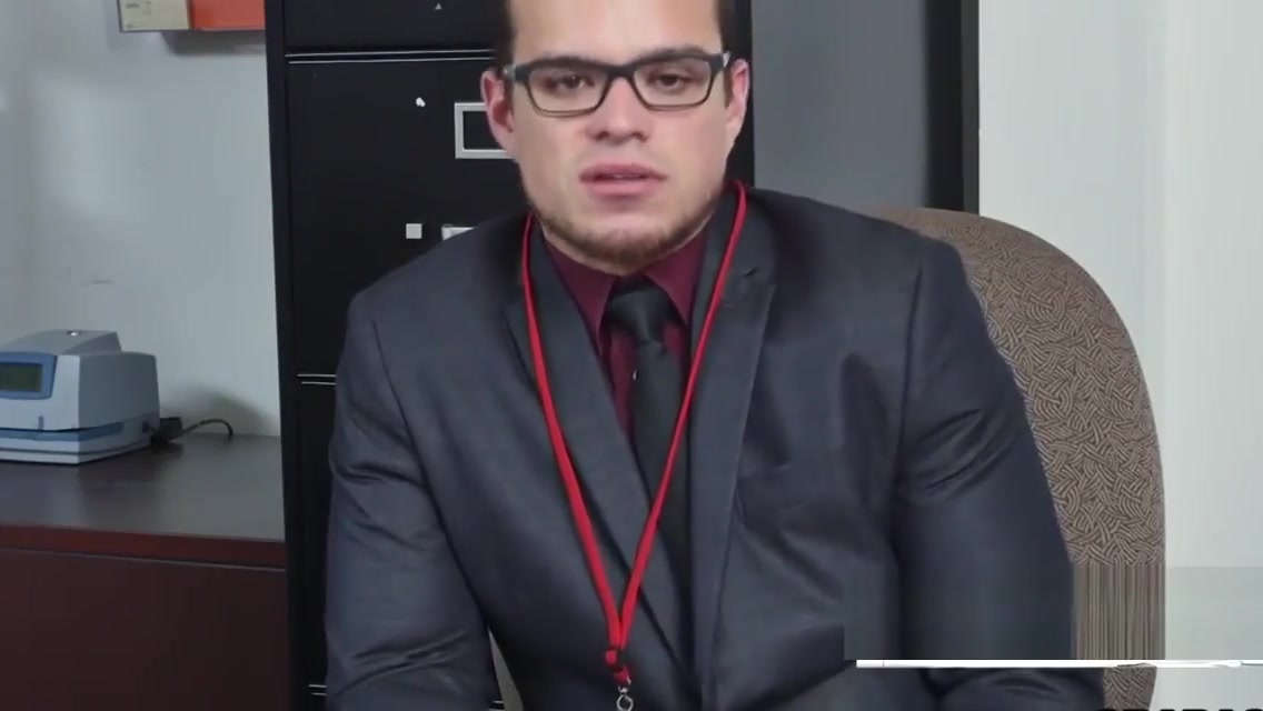 Queer hardcore threesome with white hunks and studs at the office