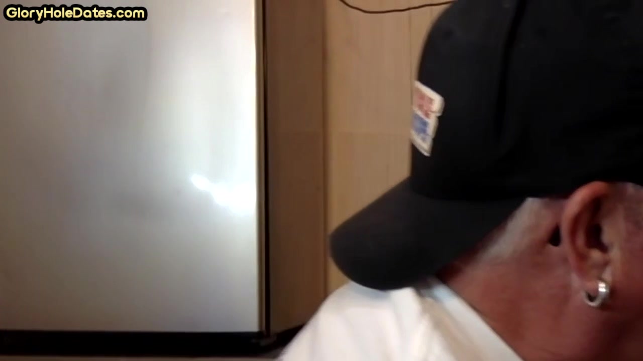 Gloryhole IR mature gay gets fucked by black cock after BJ