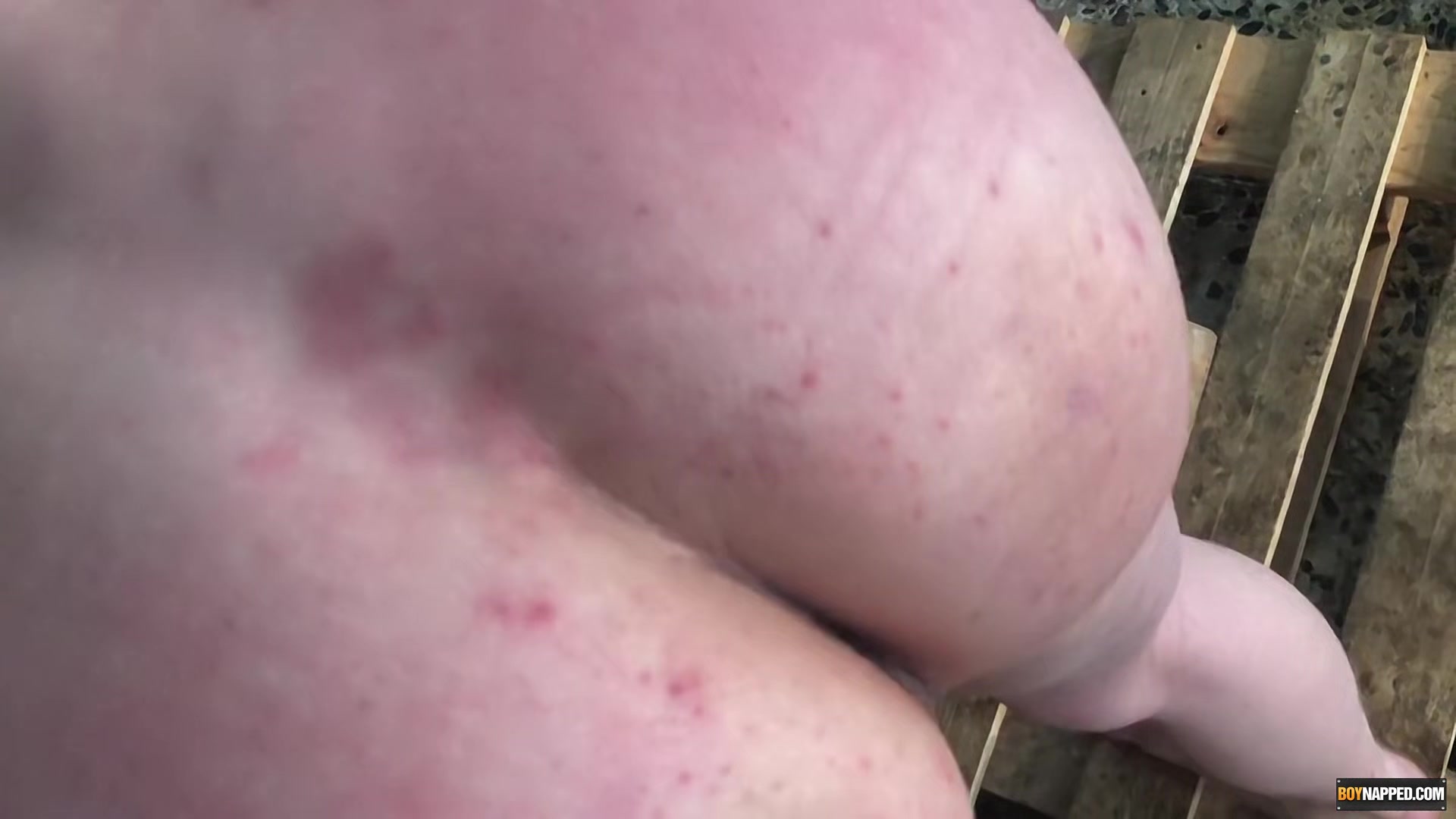 Submissive twinks picked up and roughed up bareback