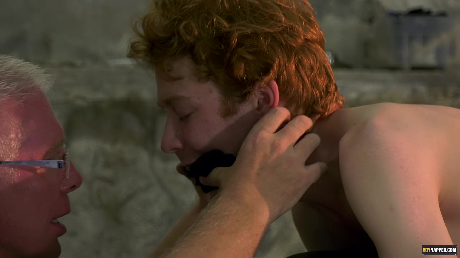 Red hair sub twink sucks dick and gets dominated over