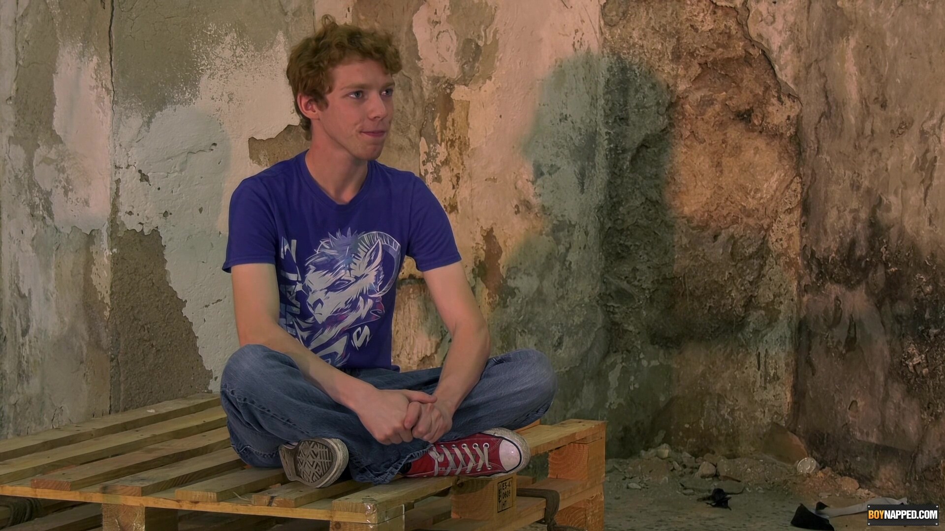 Ginger twink submits to bondage and nipple torment