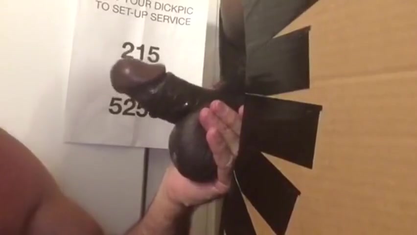 Philly Black Bear Sucked Off at Gloryhole