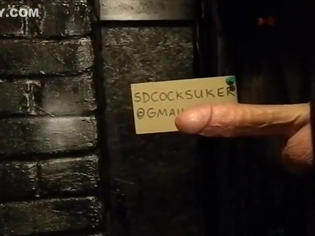 Gloryhole blowjob