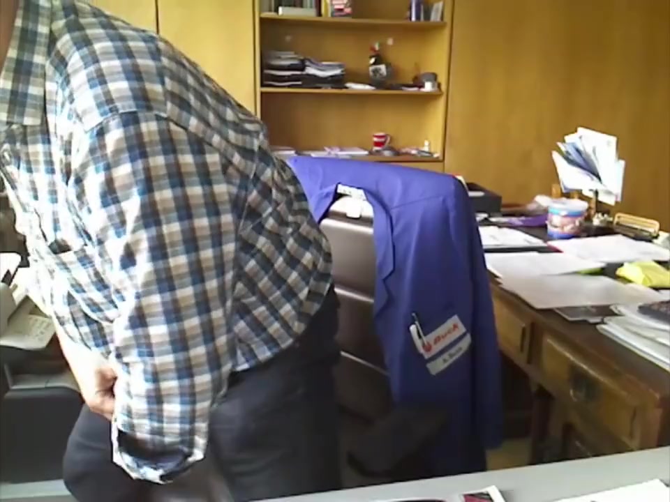Step dad needed release at the office