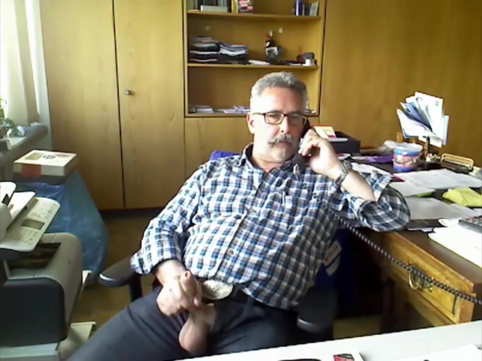 Step dad needed release at the office