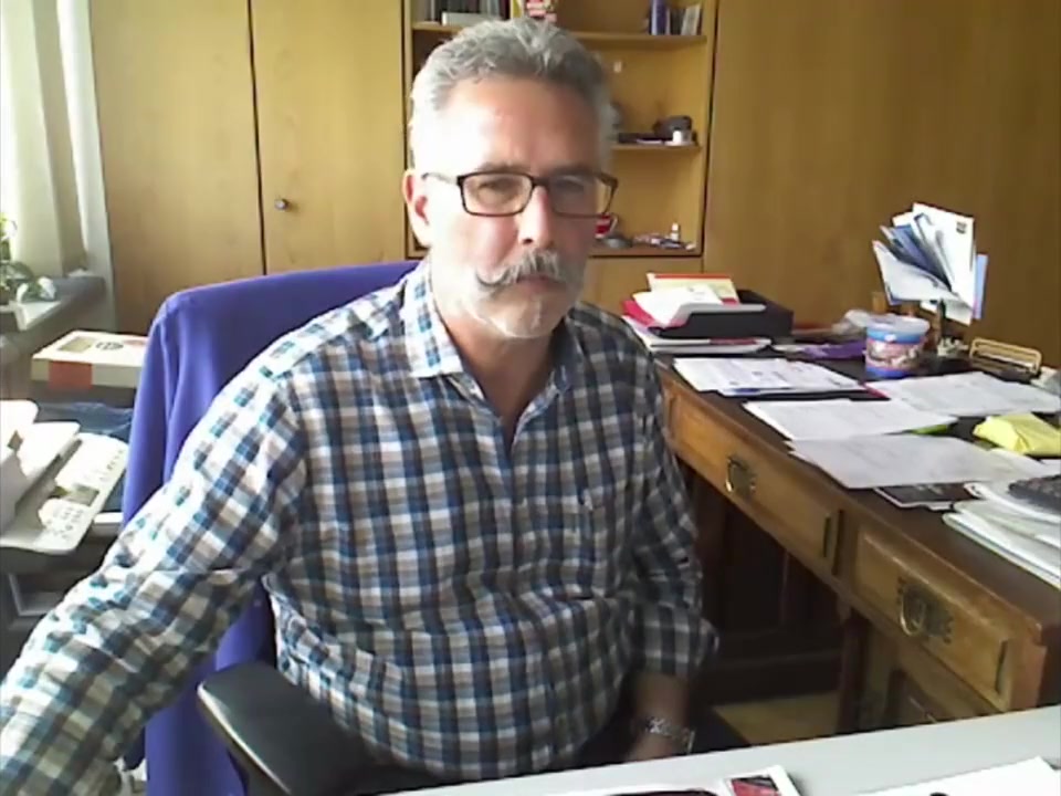 Step dad needed release at the office