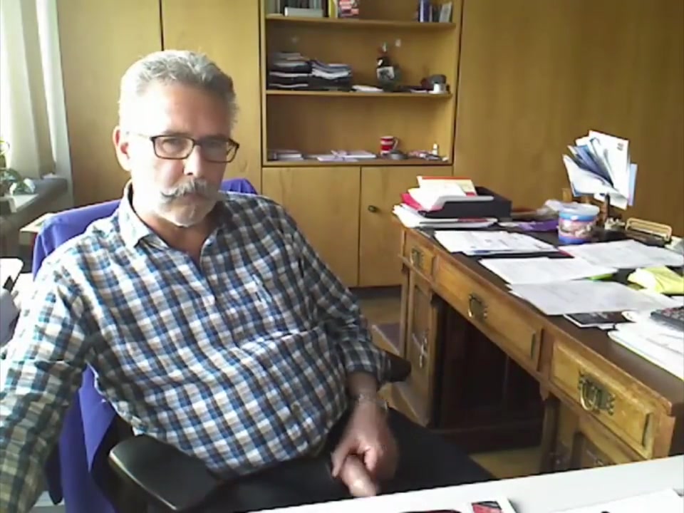Step dad needed release at the office