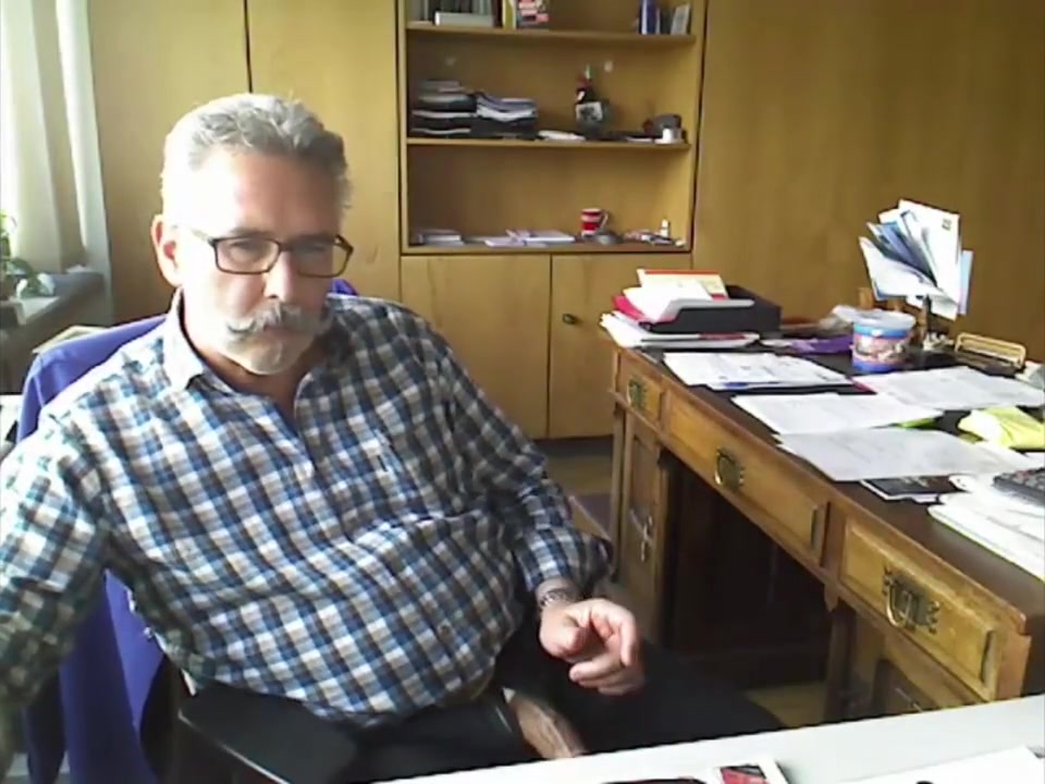 Step dad needed release at the office