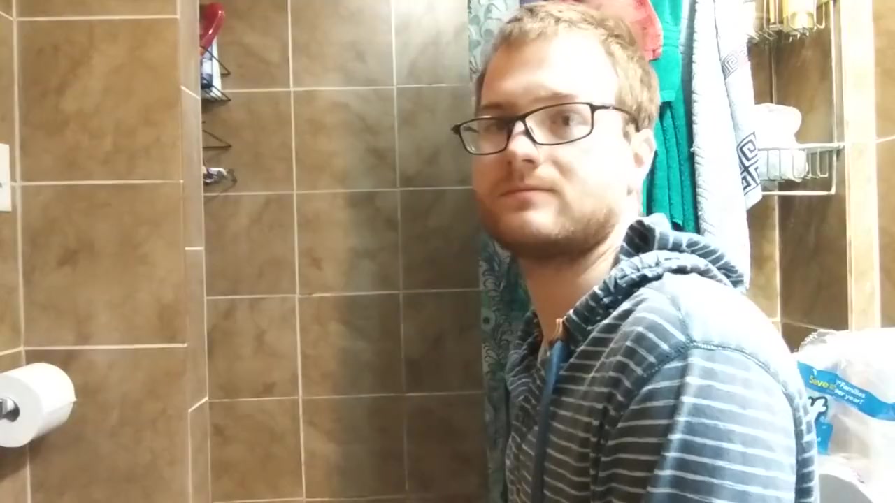 Sexy Hairy Man Shower Show