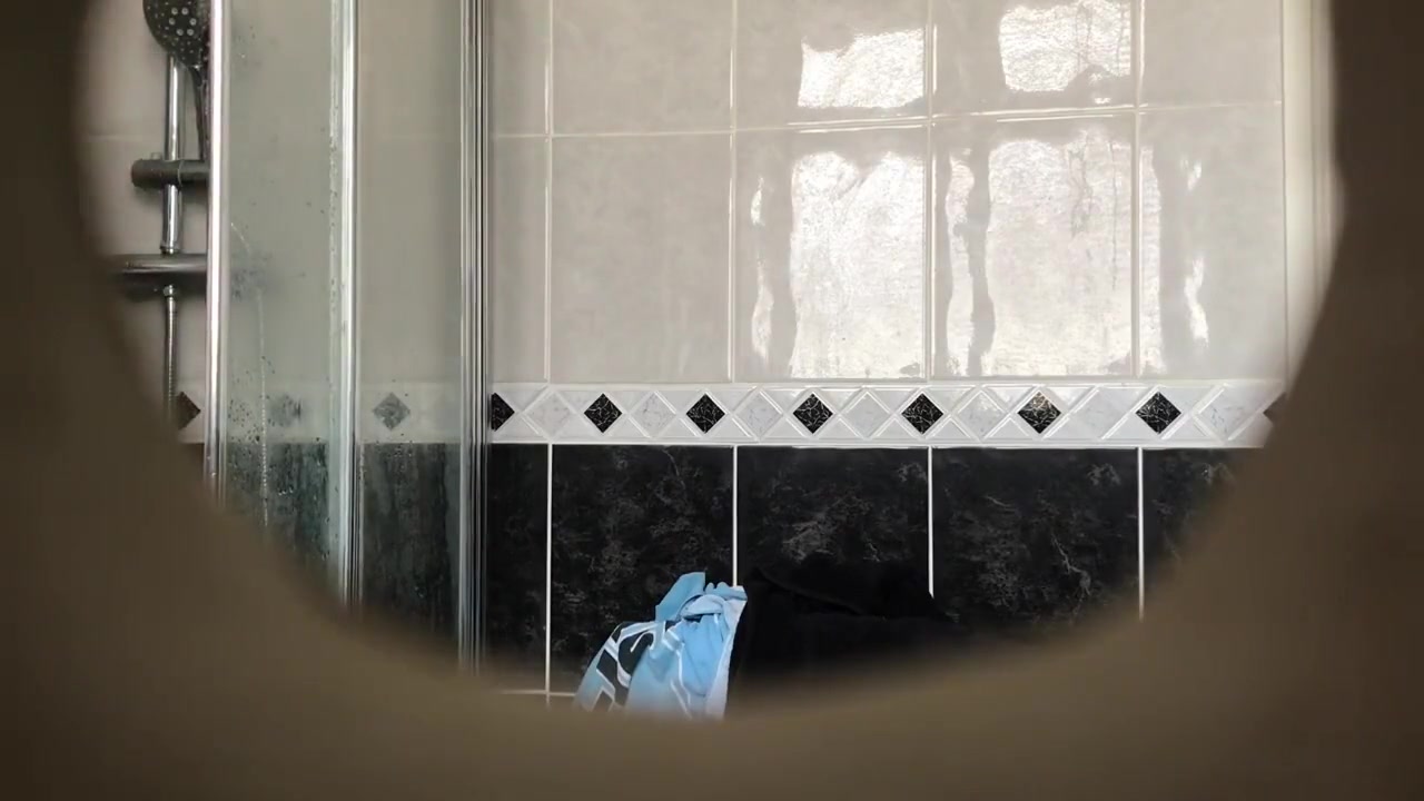 Neighbour Spies on Young Guy having Shower