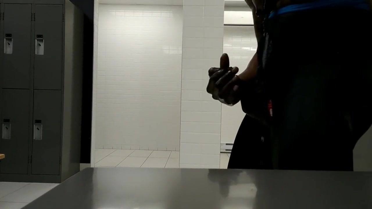 Goiing wild in public shower