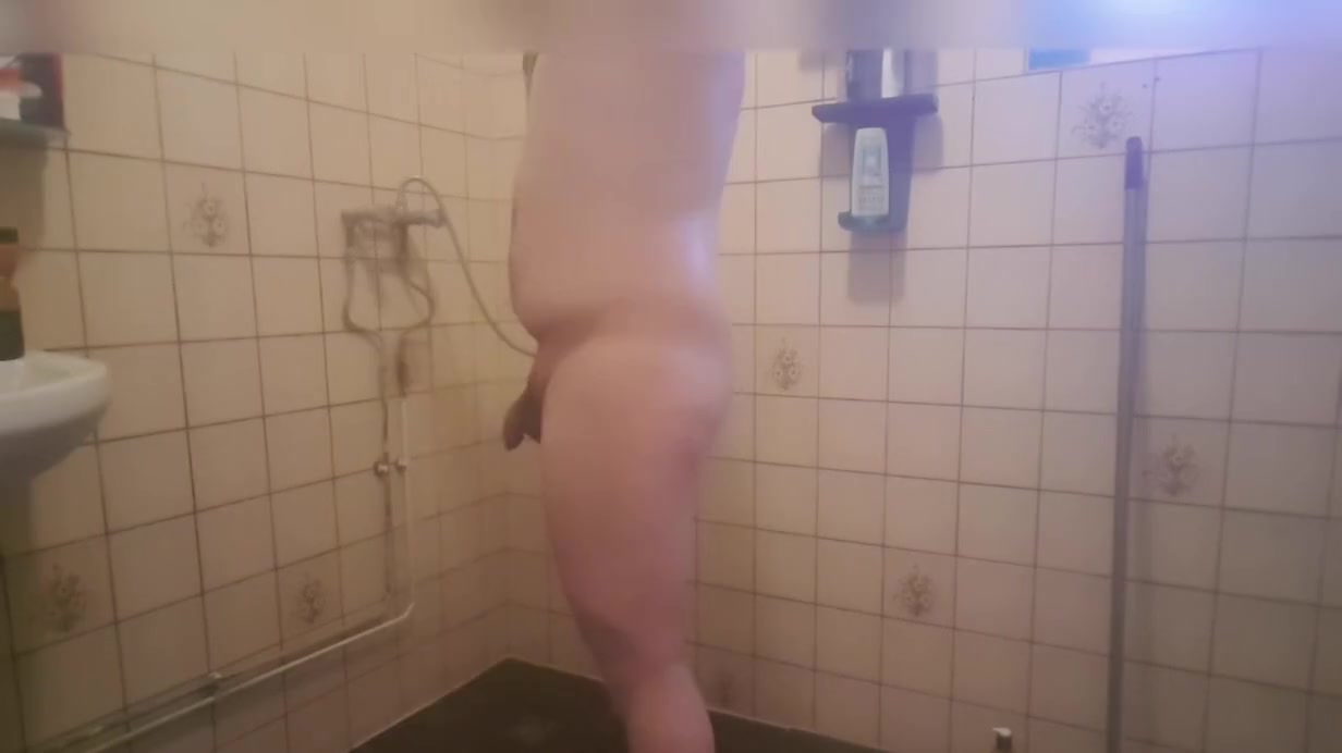 Taking my morning shower before school