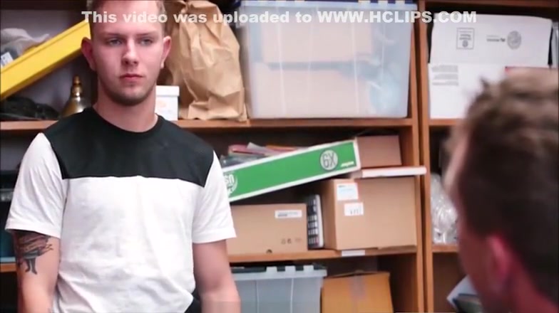 Blonde Straight Twink Boy Caught And Fucked By Jock Officer