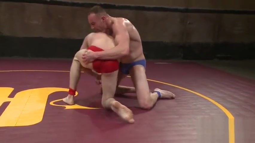 Stud gets dominated during kinky wrestling