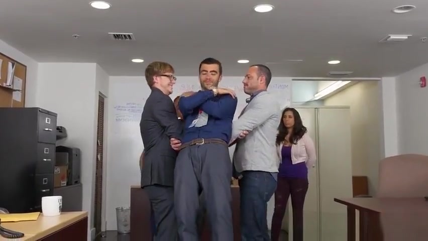 Office stud ravaged by jock cock