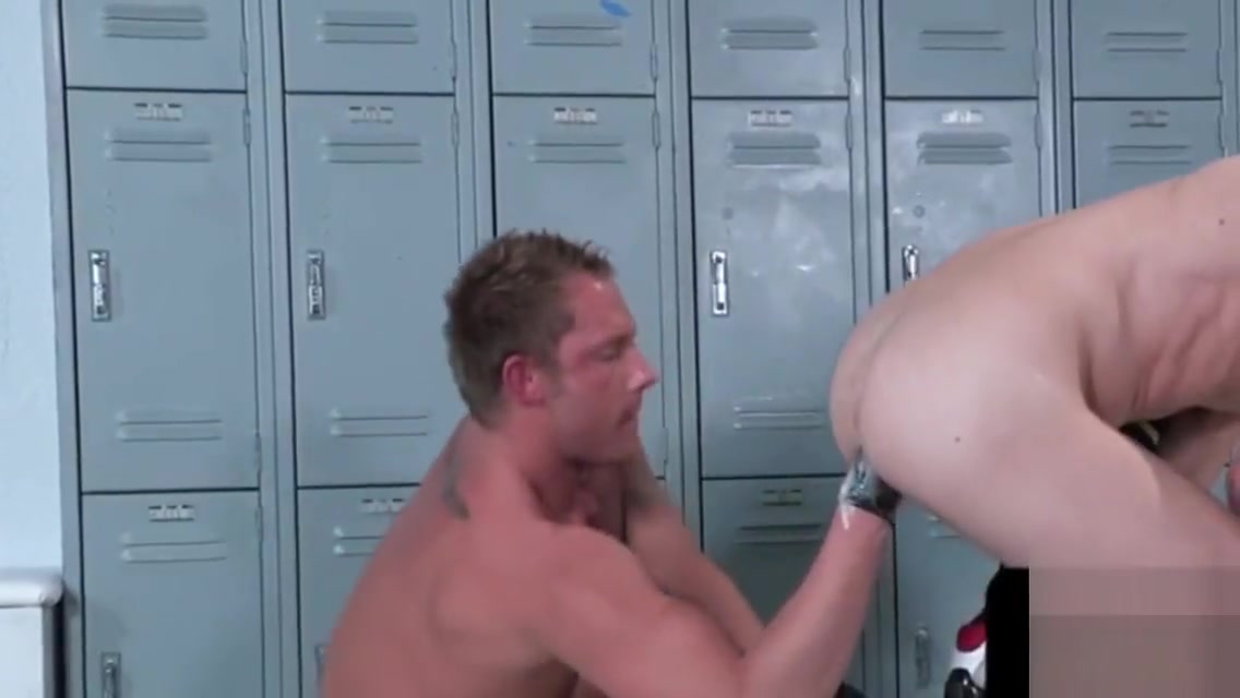 Tattooed jock fisting submissive gaping stud