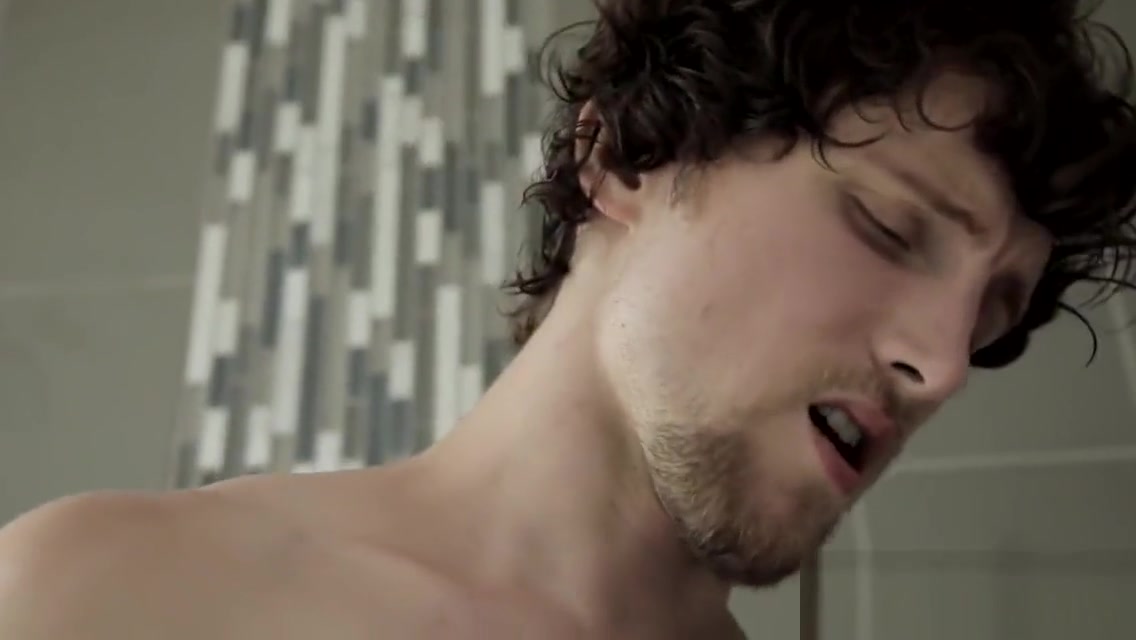 Gay hunk getting rammed raw in shower