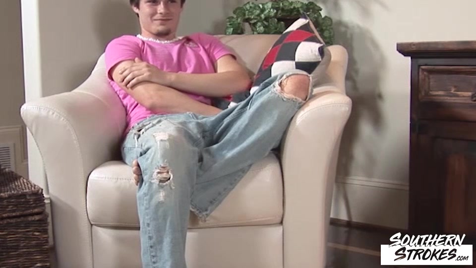 SOUTHERNSTROKES Solo Stud Keegan Masturbates His Big Dick