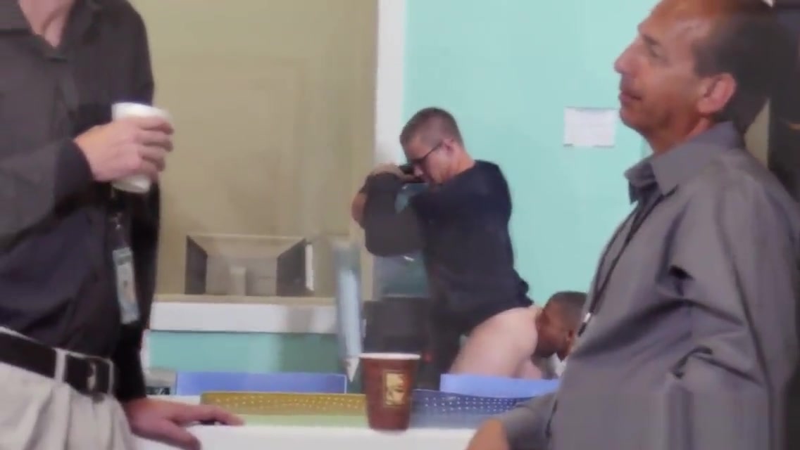 Assfucked office stud drilled in threeway