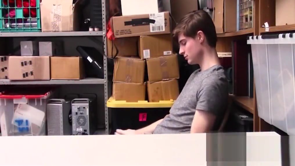 Young Straight Twink Caught Shoplifting Fucked By Gay Bear Officer For No Charges