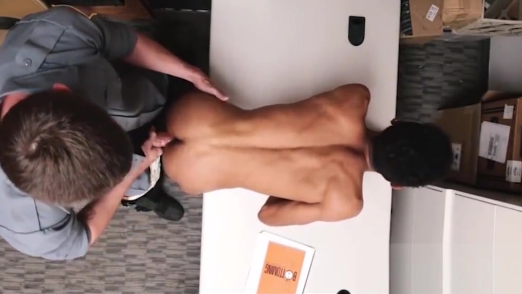Young Black Straight Boy Caught Shoplifting A Book And Fucked By White Gay Security Officer