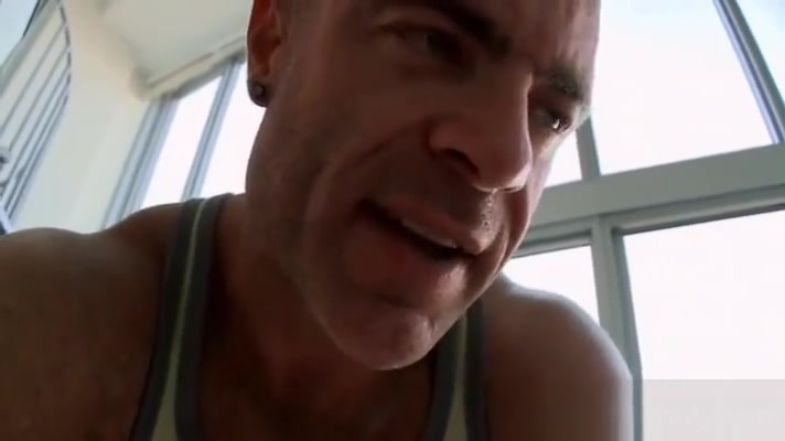 Straight boy massaged and fingered by gay bear