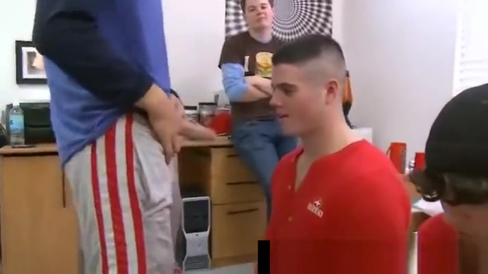 Gay initiation for the fresh boys at campus