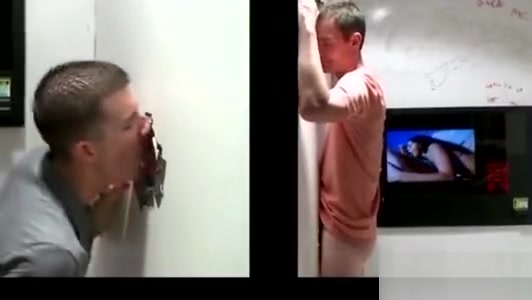 Straight guy duped into gay BJ at gloryhole