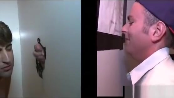 Gay gloryhole for straight guy who think they get normal blowjob