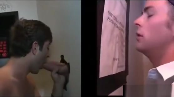 Gay gloryhole for straight guy who think they get normal blowjob