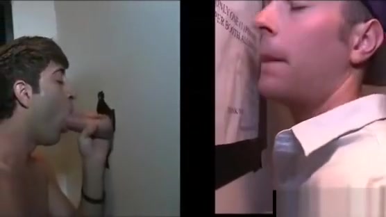 Gay gloryhole for straight guy who think they get normal blowjob