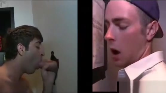 Gay gloryhole for straight guy who think they get normal blowjob