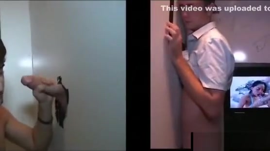 Gay gloryhole for straight guy who think they get normal blowjob