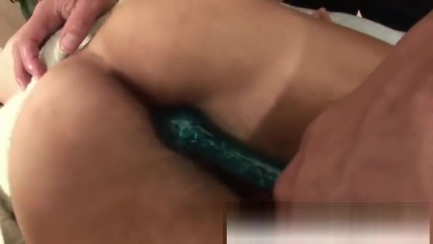 Strong oil massage with ass relaxation