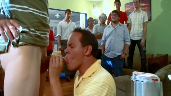 Tongue and gay cock massage