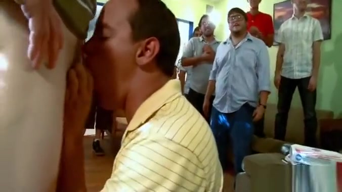 Tongue and gay cock massage