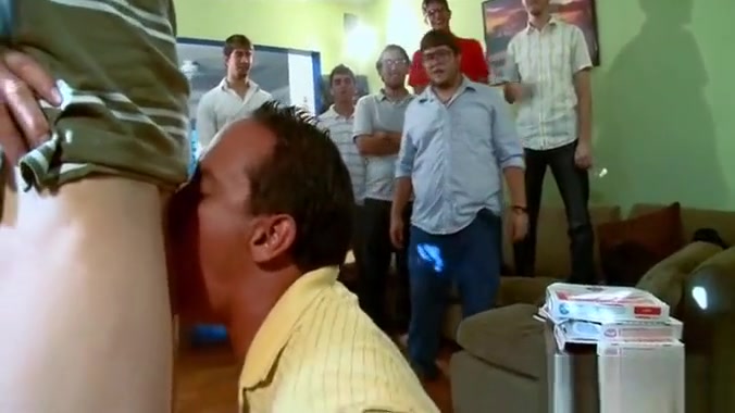 Tongue and gay cock massage