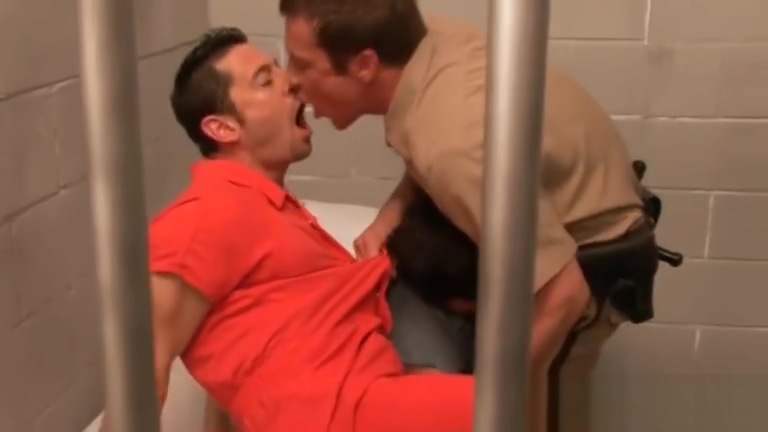 Hot gay threesome action in the office