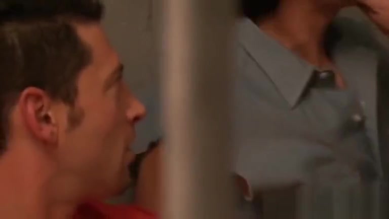Hot gay threesome action in the office